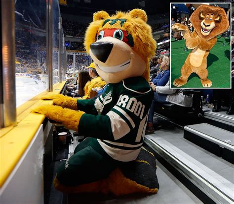 Twitter pages of nhl mascots